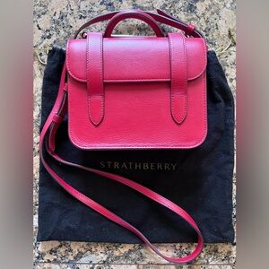 Strathberry Nano Leather Crossbody Bag